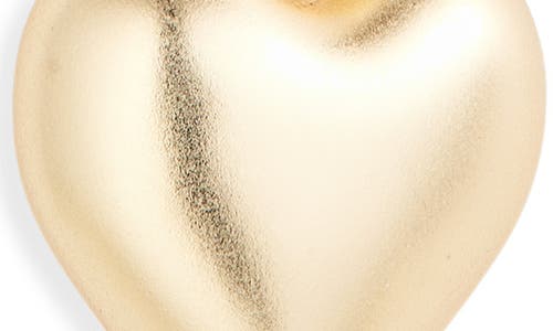 Roxanne Assoulin The Itsy Bitsy Puffy Heart Ball Chain Necklace In Brown