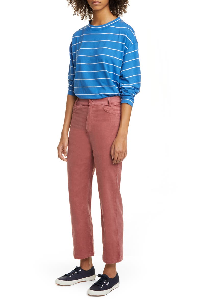 Type C Version 9 Stripe Long Sleeve Tee (Nordstrom Exclusive), Alternate, color, BLUE WHITE