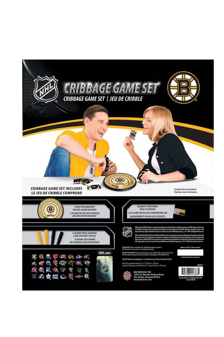 Boston Bruins Cribbage, Alternate, color, Multicolor
