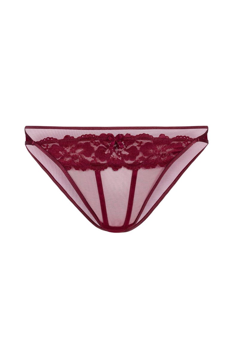 Adore Me Lacie Bikini Panties, Alternate, color, Dark Purple