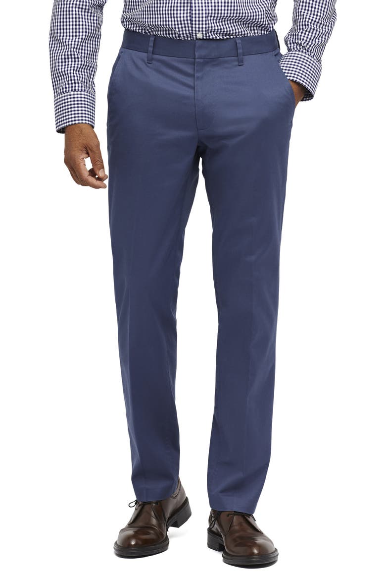 Weekday Warrior Tailored Fit Stretch Pants, Main, color, RAVEN GREY