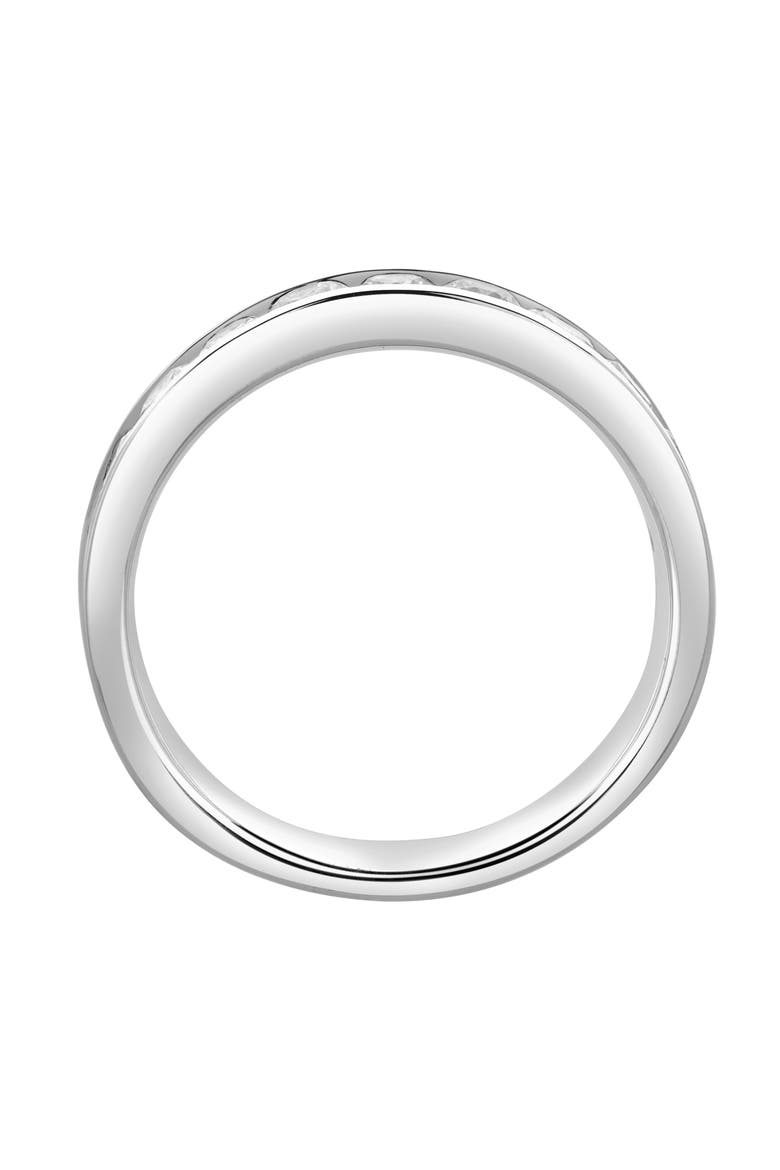 Helix 14K Gold Round Diamond Studded Band Ring - 1.04cts, Alternate, color, 14K White Gold