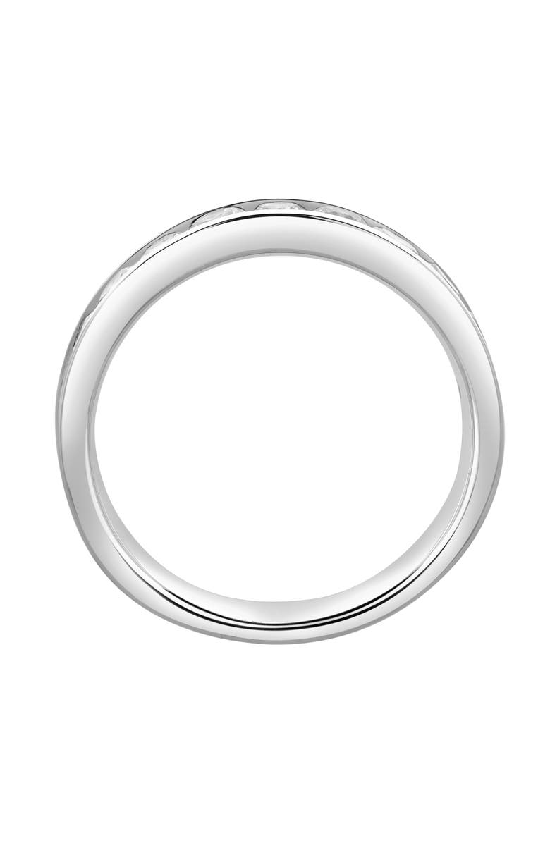 LuvMyJewelry Helix 14K Gold Round Diamond Studded Band Ring - 1.04cts, Alternate, color, 14K White Gold