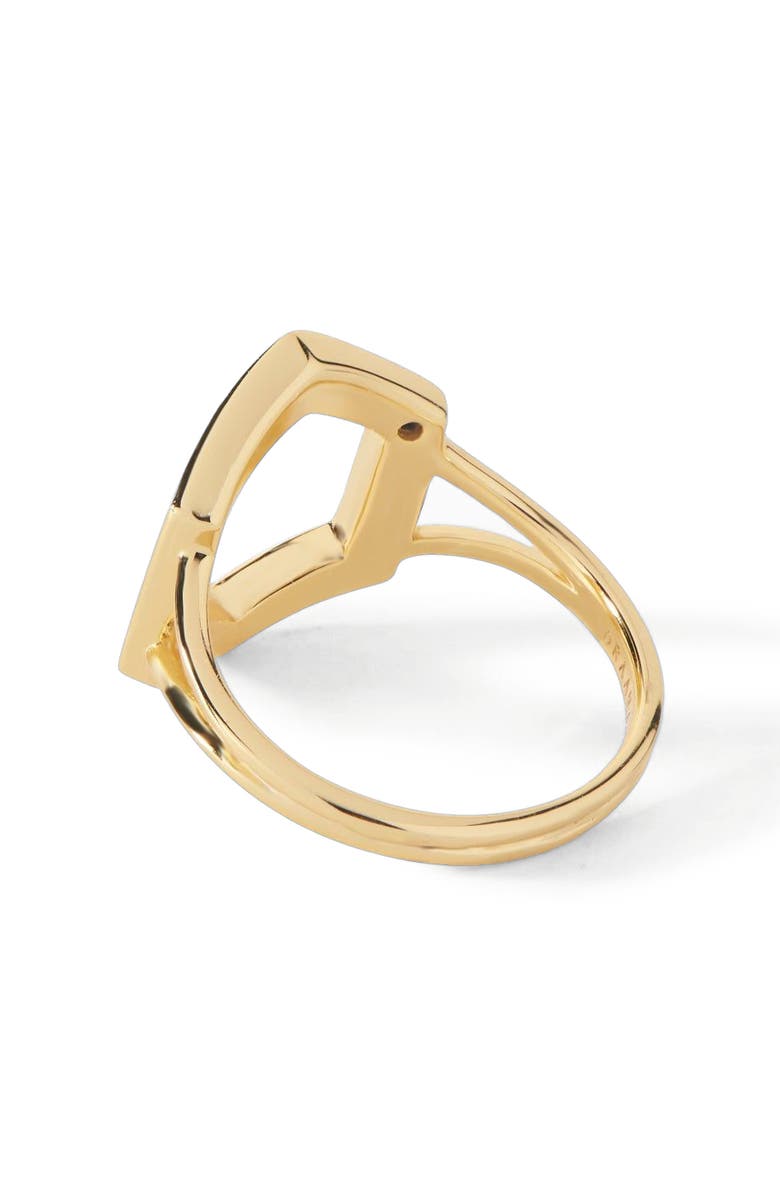 Ora Ana The Danielle Ring, Alternate, color, Gold/White  Cz
