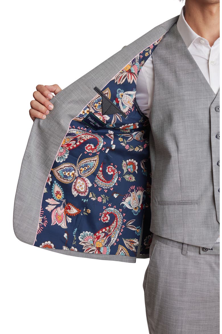 Dover Modern Fit Sport Coat, Alternate, color, LIGHT GREY SHARK