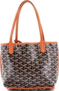 Pre-Owned Goyard Anjou Reversible Tote Coated Canvas Mini