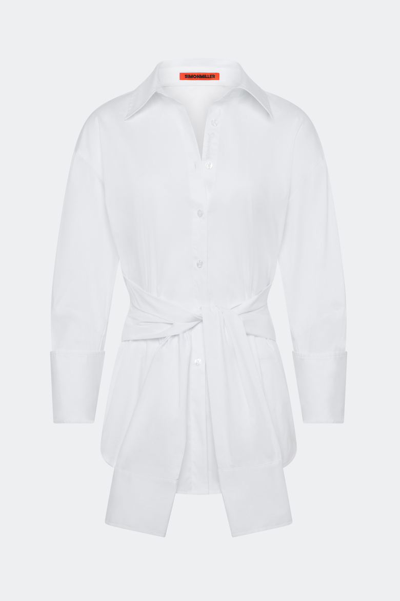 Inna Poplin Top, Main, color, MACADAMIA