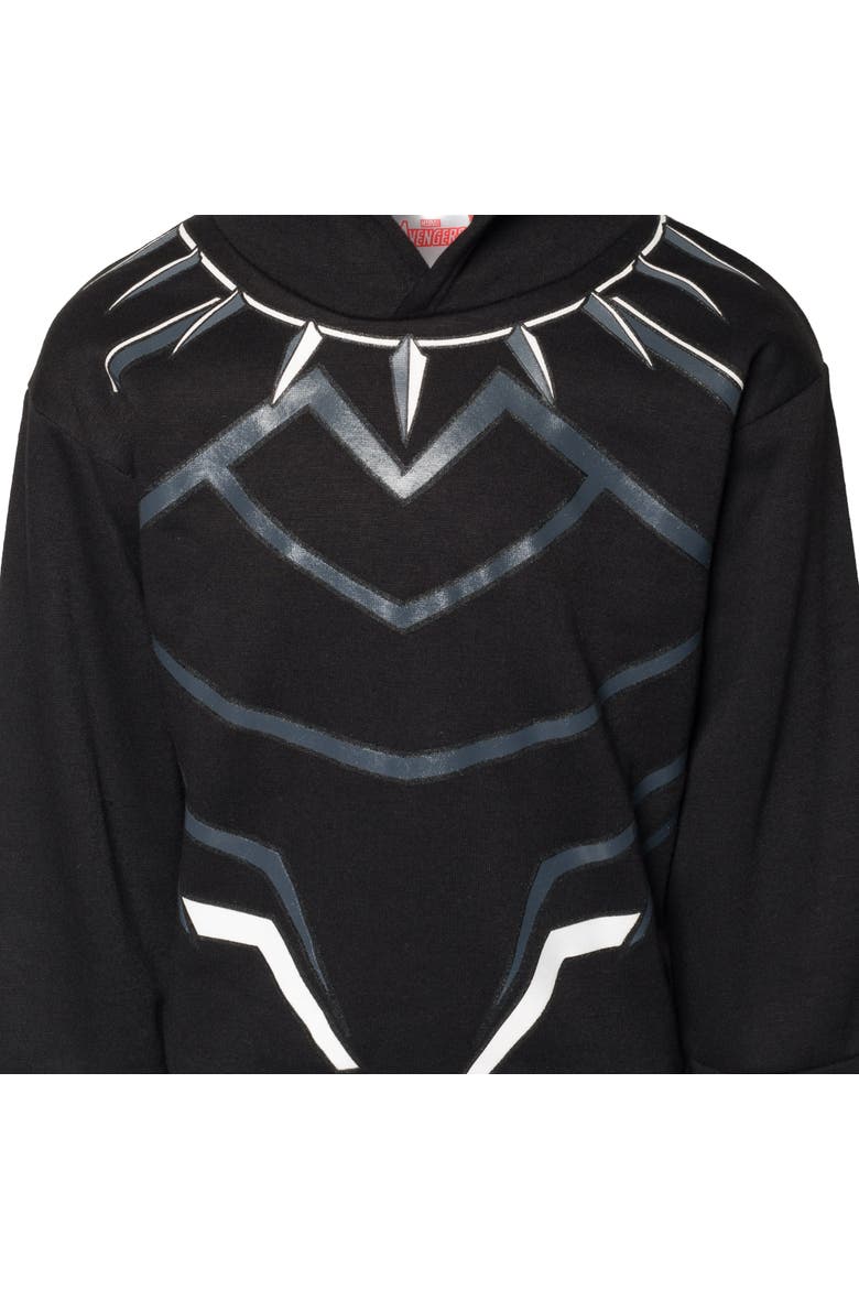 Avengers Cosplay Fleece Hoodie and Pants Set, Alternate, color, Black Panther Black