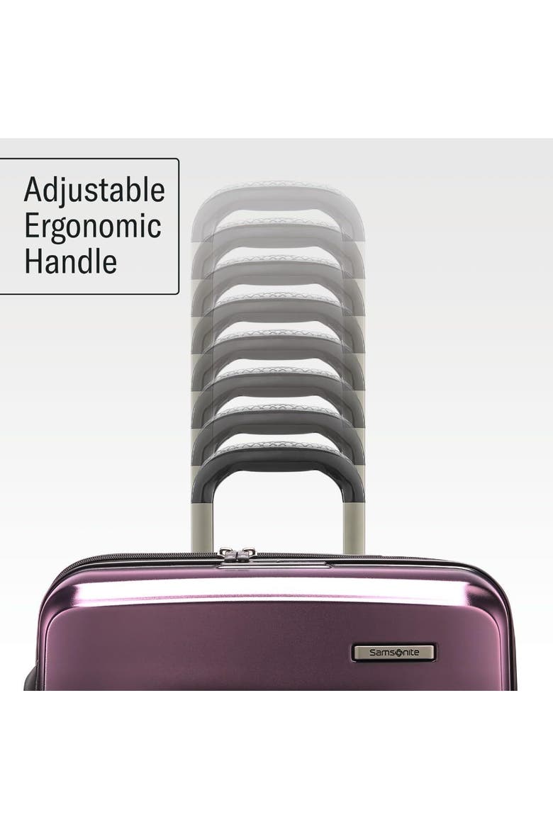 Octiv 3 Piece Set (20"/24"/28") Hardside Spinner, Alternate, color, Amethyst Purple