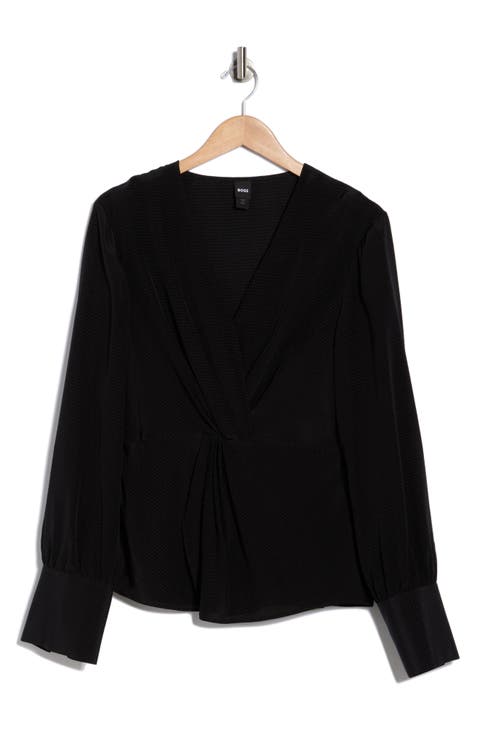 Bawari Twist Front Cotton Shirt