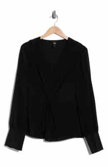 BOSS Bawari Twist Front Cotton Shirt