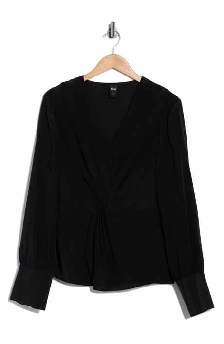 BOSS Bawari Twist Front Cotton Shirt