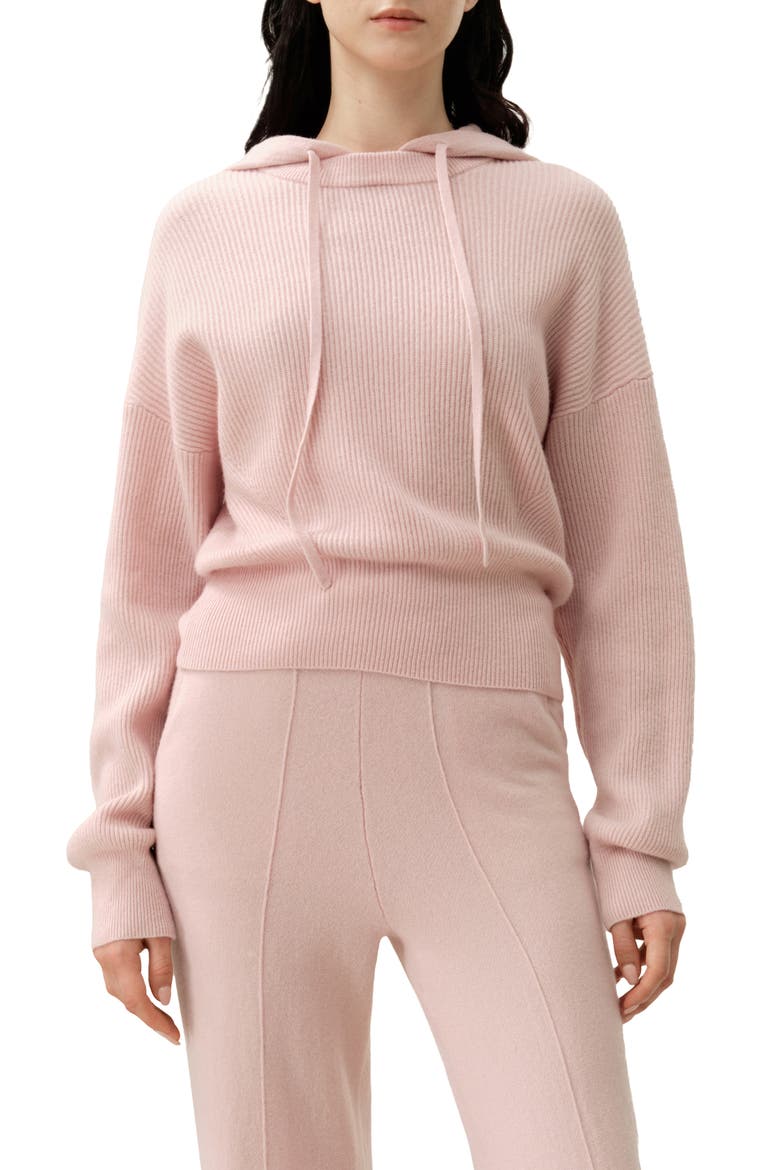 Women's Eshe 2-in-1 Cashmere Detachable Hoodie, Main, color, Rosy Pink
