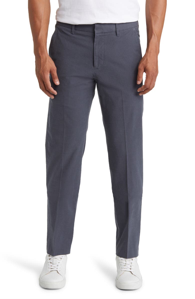 Bonobos Weekday Warrior Stretch Cotton Pants, Main, color, Navy/ Black Houndstooth