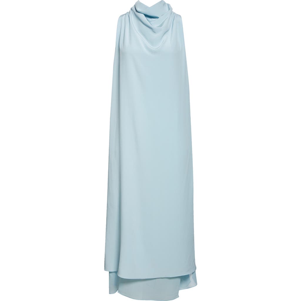 Altuzarra Noor Layered Silk Midi Dress In Sea Mist