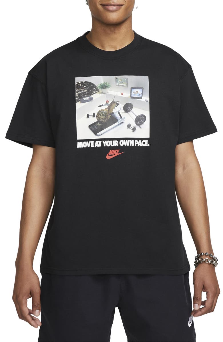 Nike Sportswear Snail Cotton Graphic T-Shirt, Main, color, 
