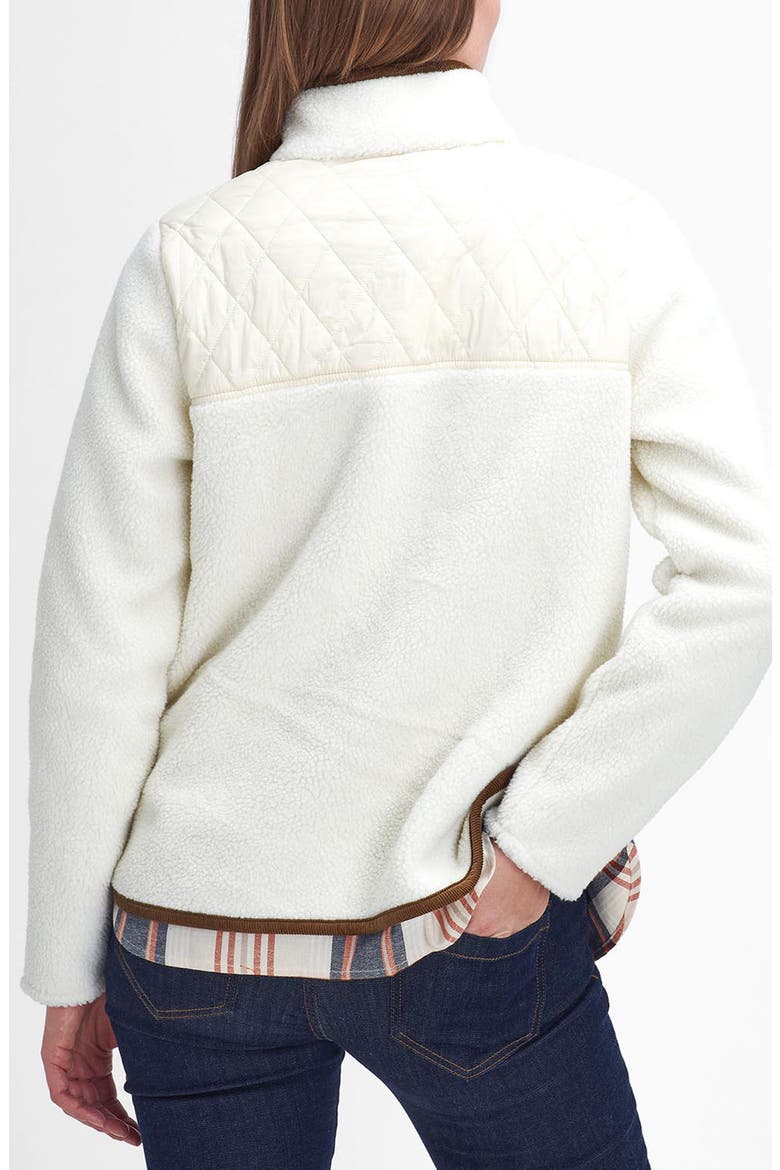 Brambles Mixed Media Faux Shearling Jacket, Alternate, color, WINTER PEARL BEIGE