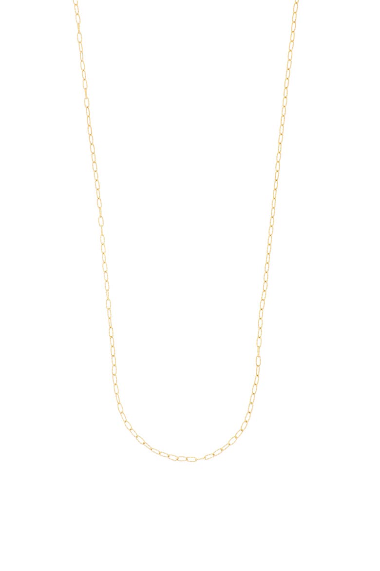 14K Gold Link Chain Long Necklace (Nordstrom Exclusive), Main, color, YELLOW GOLD