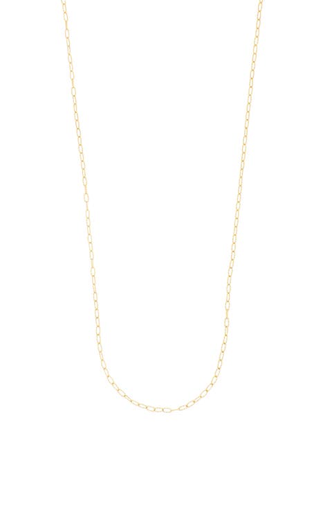 14K Gold Link Chain Long Necklace (Nordstrom Exclusive)