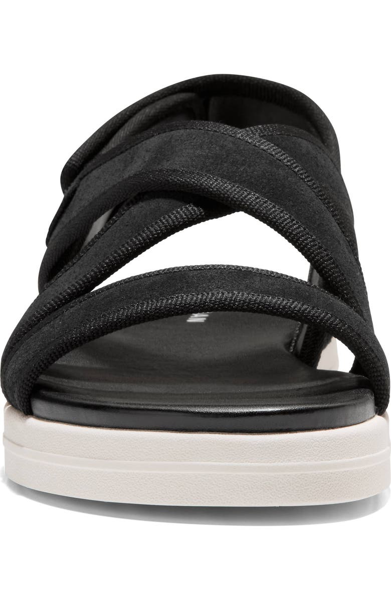 Cole Haan Nantucket Drift Sandal, Alternate, color, Black Suede/ Black Gros Grain
