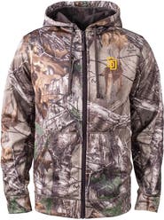 DUNBROOKE Men's Dunbrooke  Camo San Diego Padres Trophy Realtree Full-Zip Hoodie