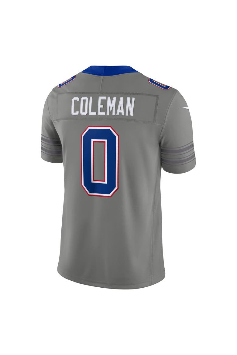 Men's Nike Keon Coleman Gray Buffalo Bills Nickel City Vapor F.U.S.E. Stitched Limited Jersey, Alternate, color, Gray