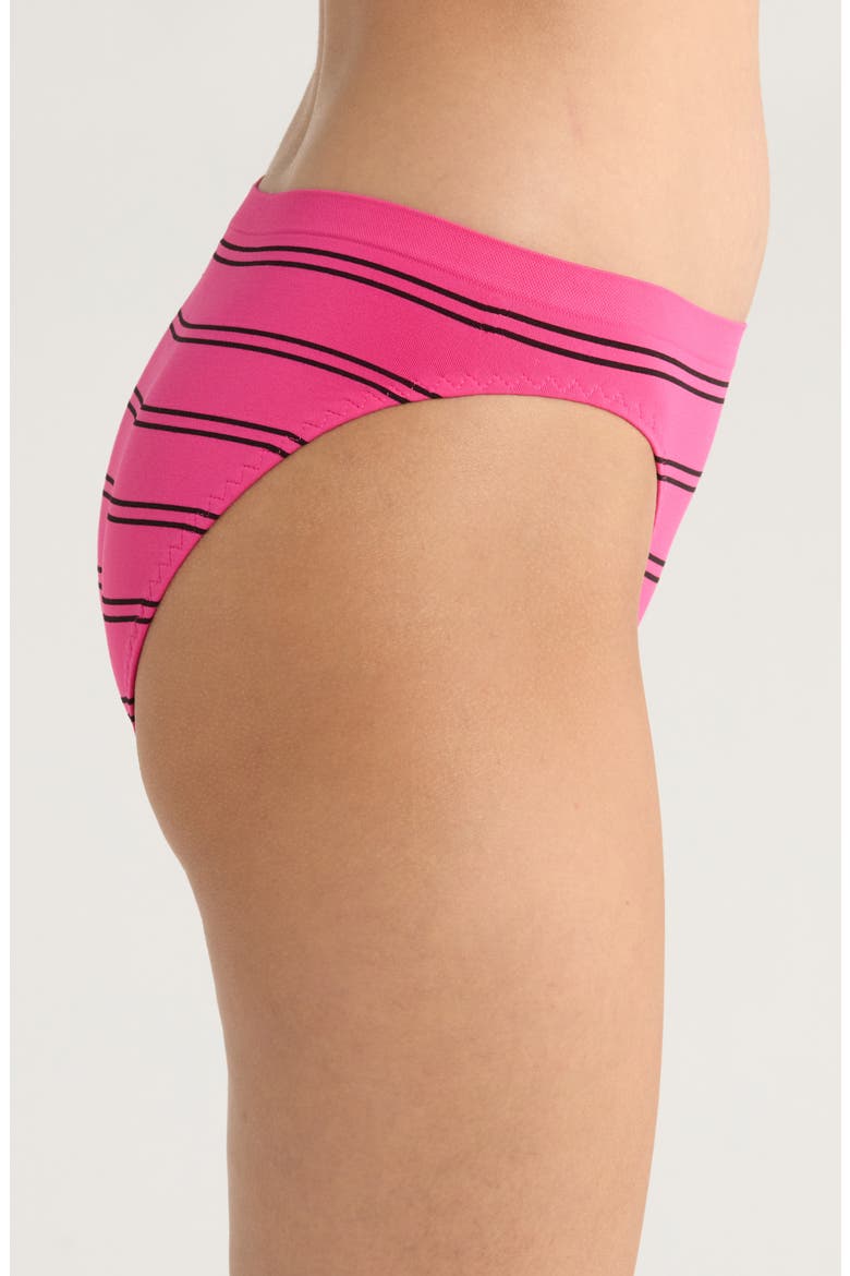 From the Start Bikini Cut Briefs, Alternate, color, PINK COMBO STRIPE