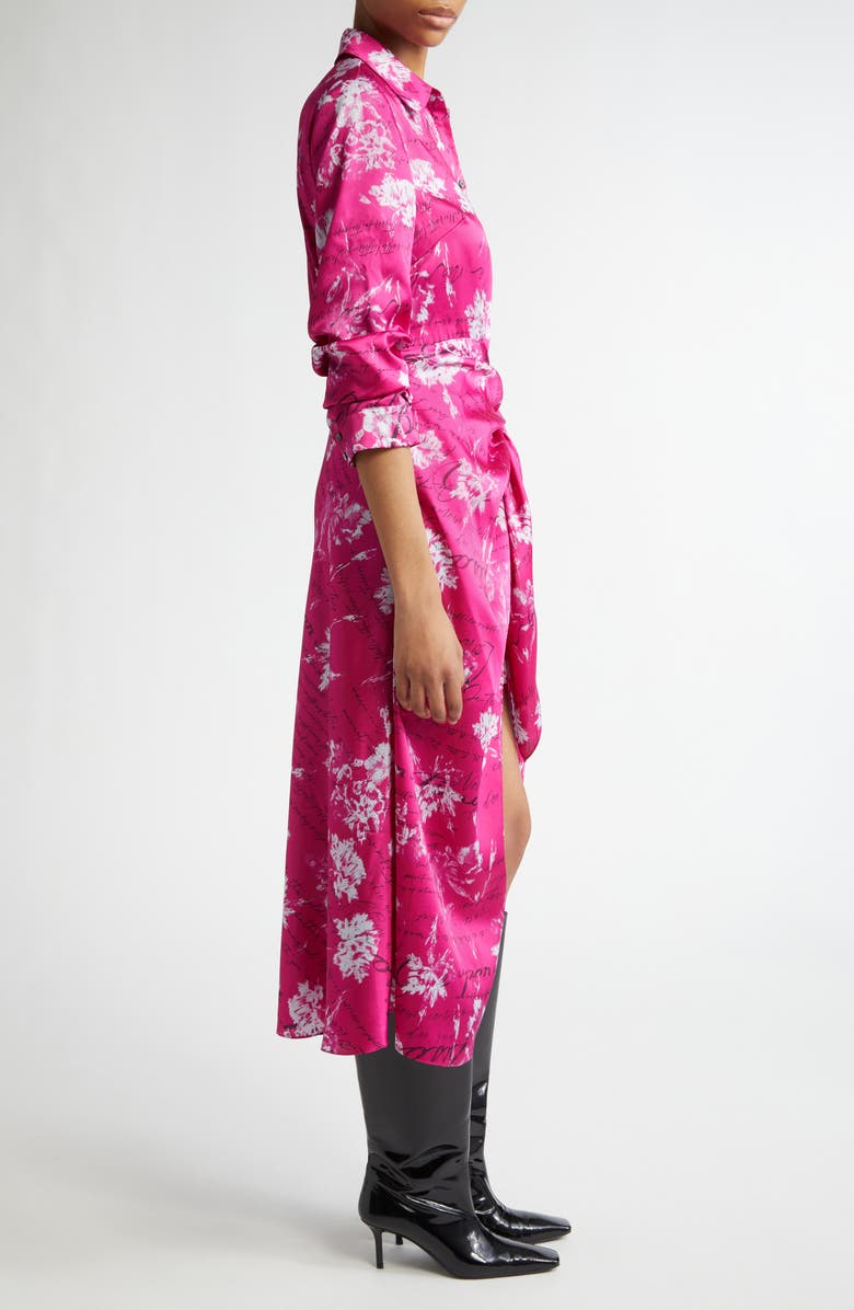 Cinq à Sept Jacey Carnation Long Sleeve Maxi Dress, Alternate, color, Plum Radish Multi