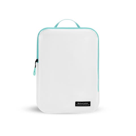 Compass Cubes Travel Packing Organizers for Luggage/Backpack, Bright White