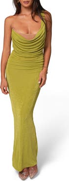 JLUXLABEL Krishna One-Shoulder Cocktail Dress