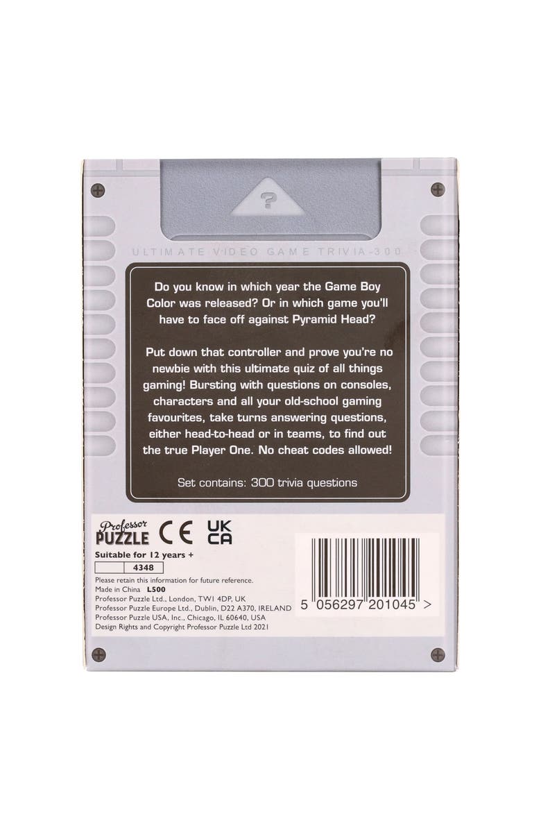 Professor Puzzle Ultimate Video Game Trivia 300 Questions, Alternate, color, Multicolored