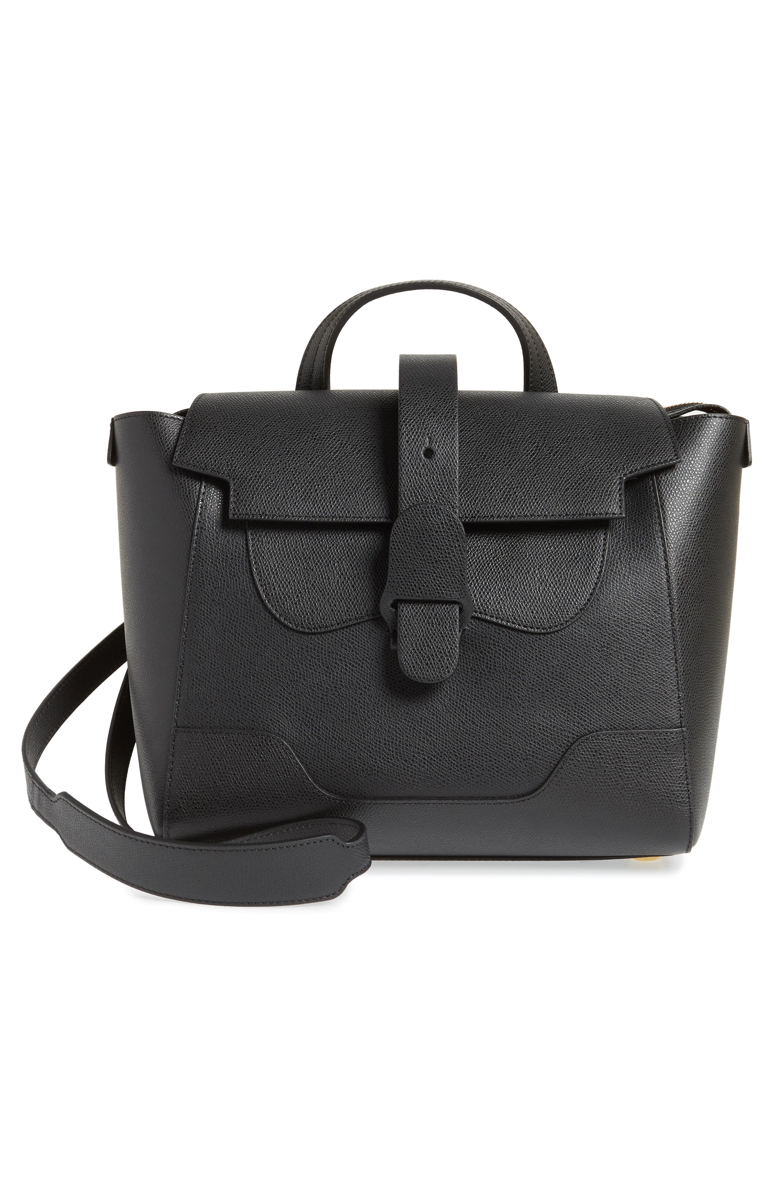 SENREVE Medium Maestra Pebbled Leather Convertible Satchel, Alternate, color, 