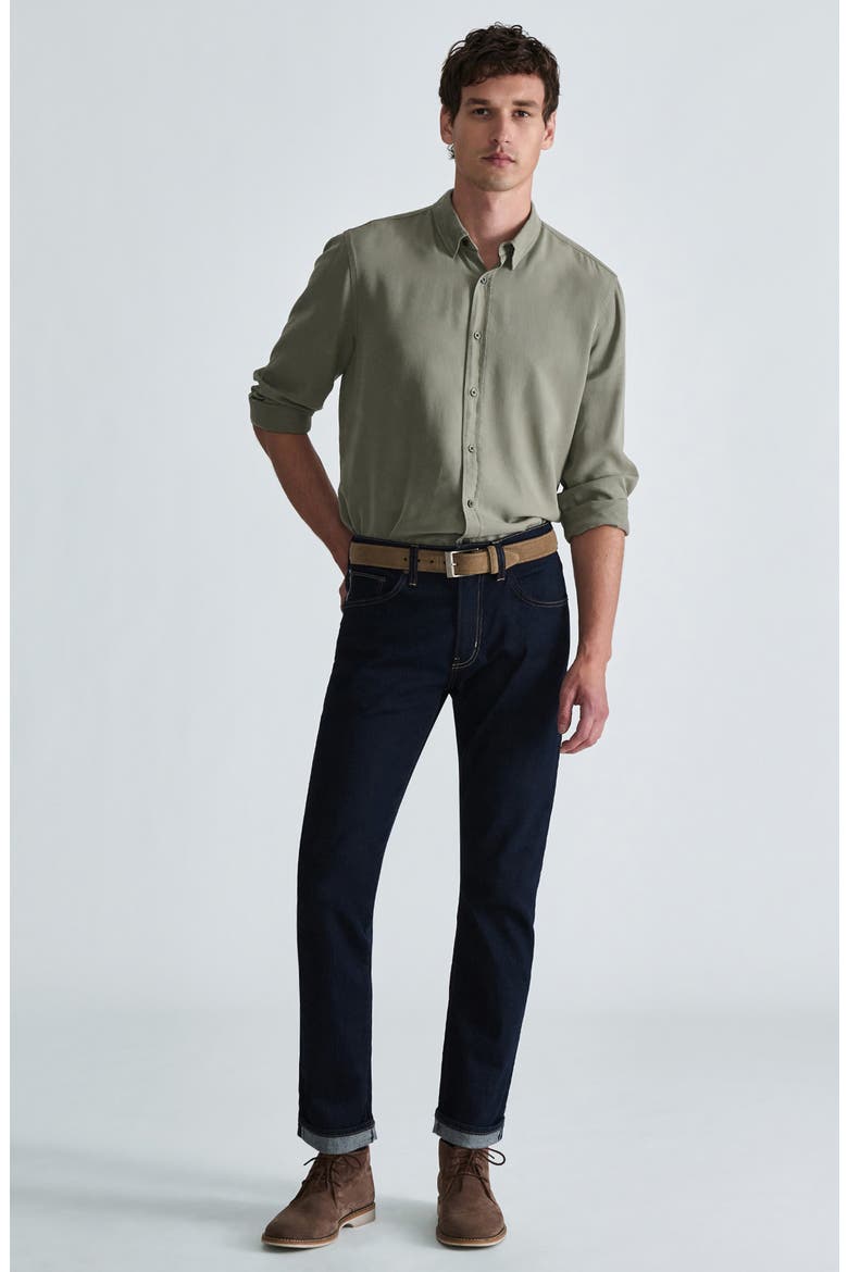 Marcus Slim Straight Leg Jeans, Alternate, color, RINSE SELVEDGE