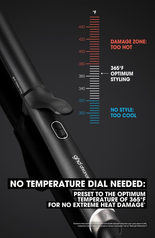 Ghd Chronos Curve Classic Curling Iron In Black