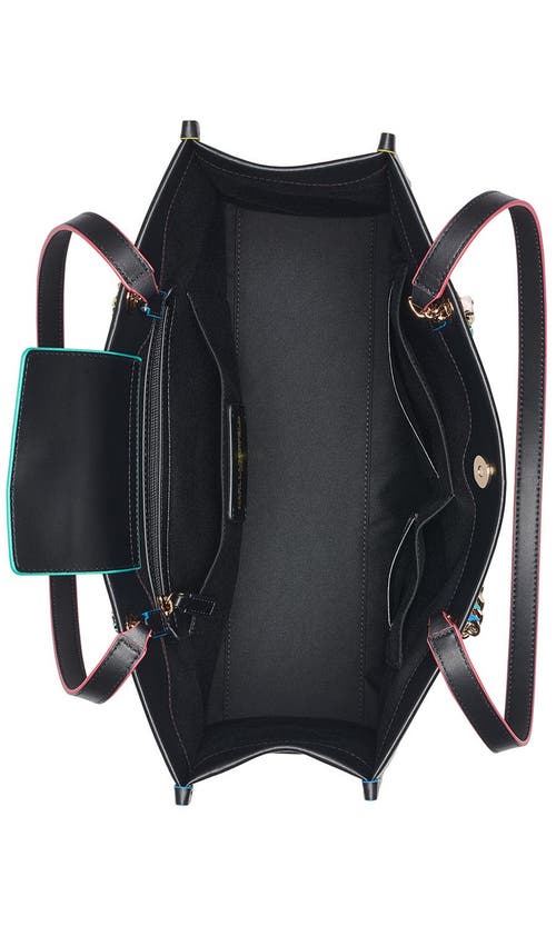Karl Lagerfeld Paris Savoie Tote In Black Multi Combo