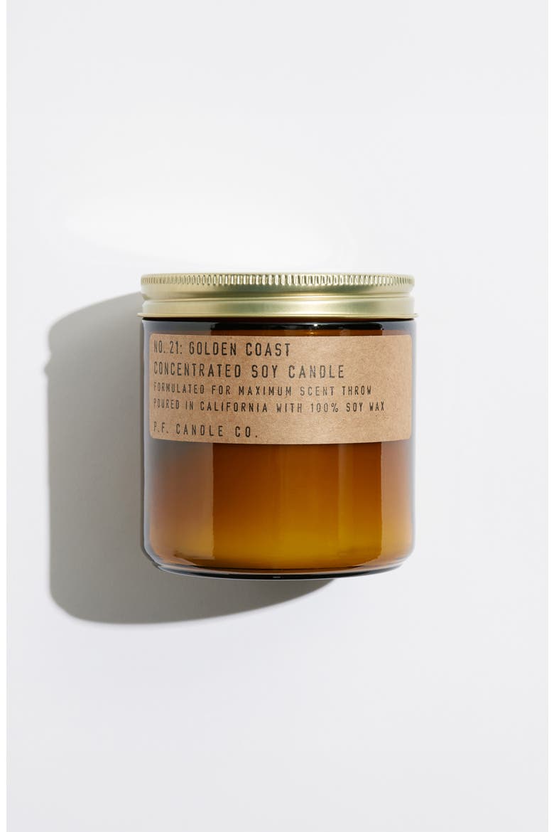 Golden Coast Large Concentrated Candle, Alternate, color, BROWN