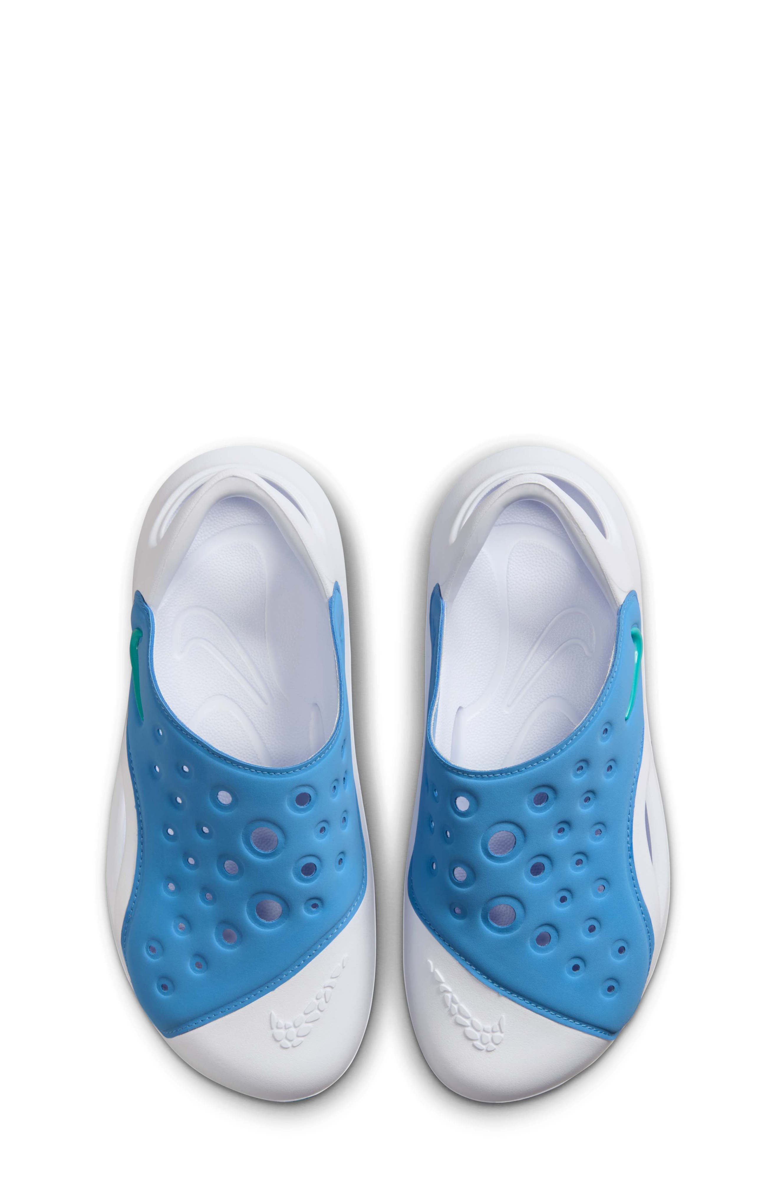 Nike Kids' Aquaswoosh Water Friendly Clog, Alternate, color, Blue/ White/ Dusty Cactus