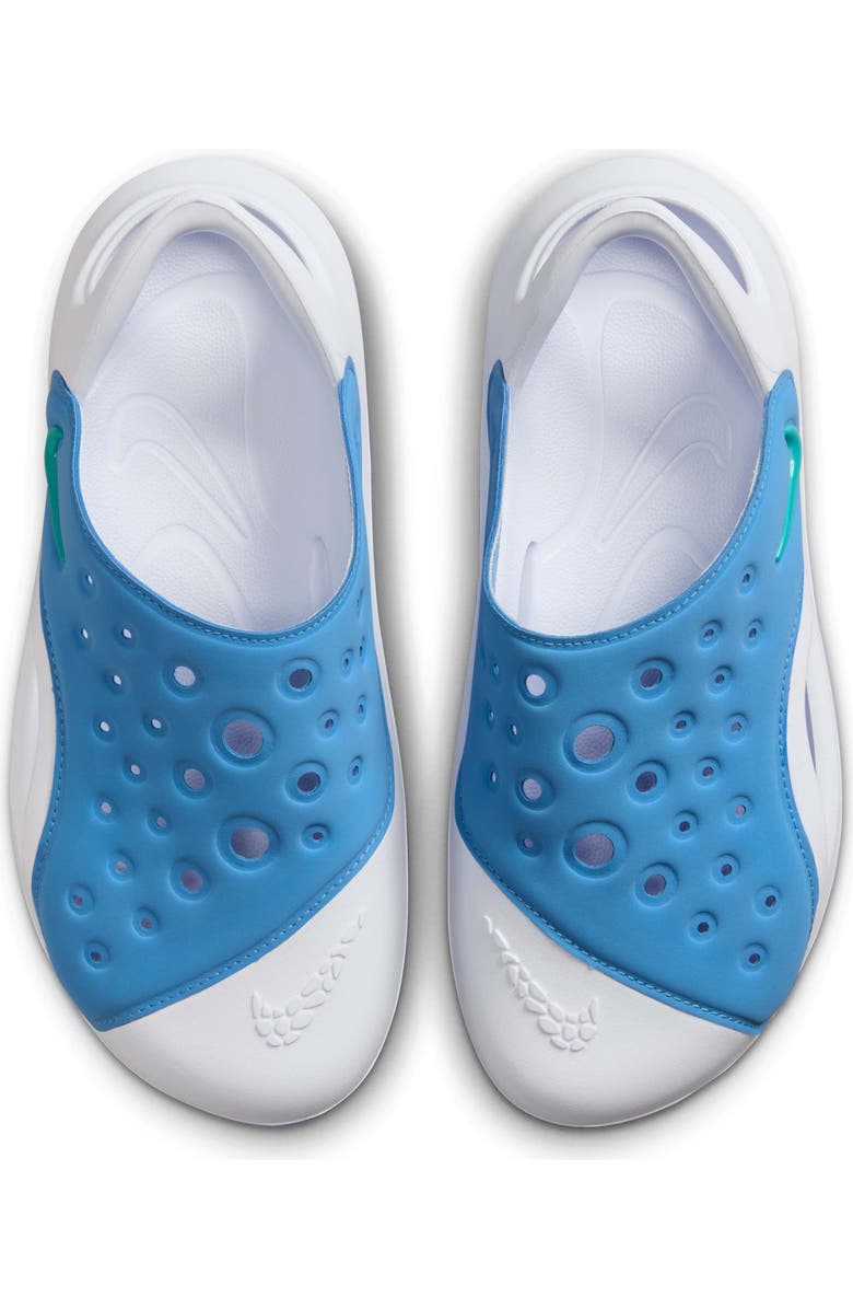 Nike Kids' Aquaswoosh Water Friendly Clog, Alternate, color, Blue/ White/ Dusty Cactus