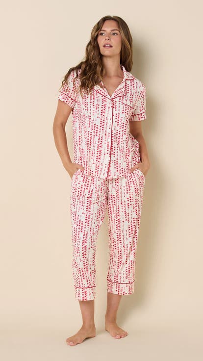 Pima Knit Capri Set