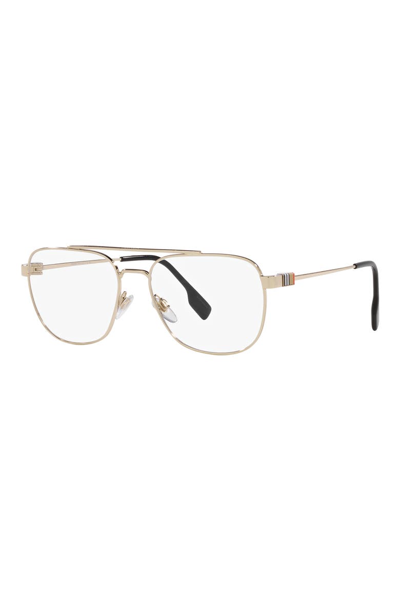 Michael 57mm Square Optical Glasses, Alternate, color, LITE GOLD