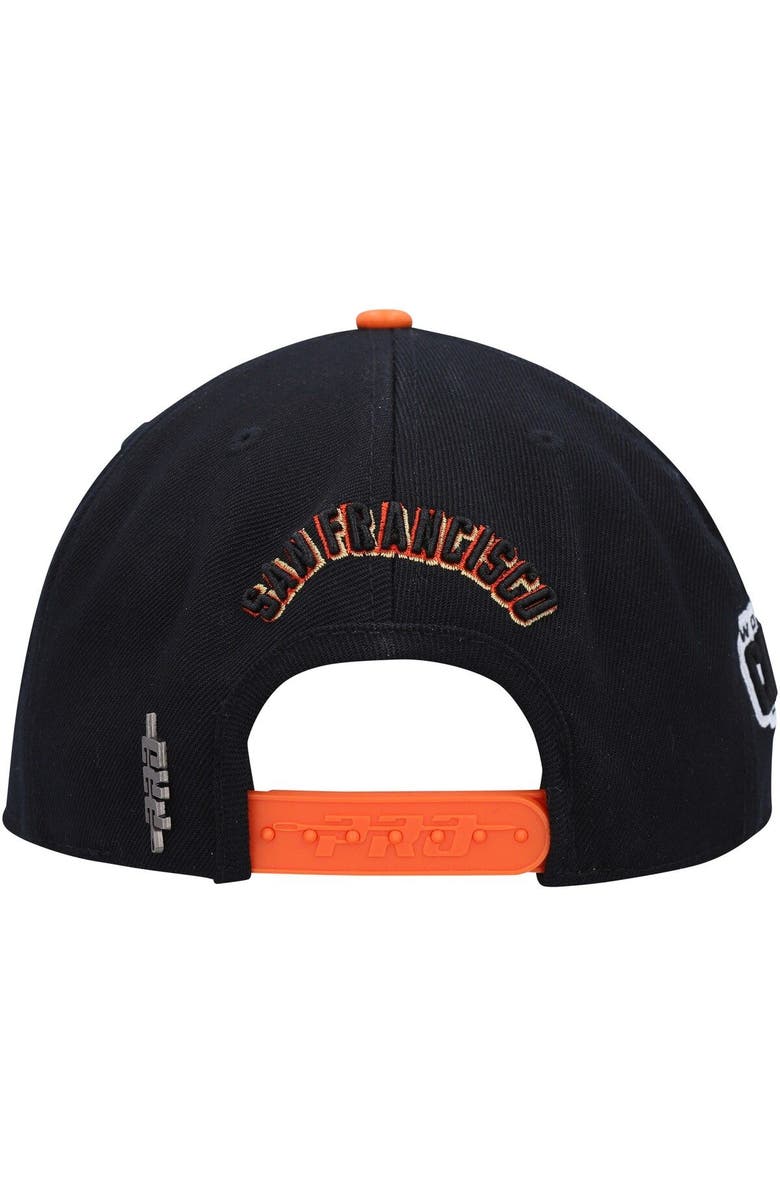 PRO STANDARD Men's Pro Standard Black San Francisco Giants Double City Pink Undervisor Snapback Hat, Alternate, color, 
