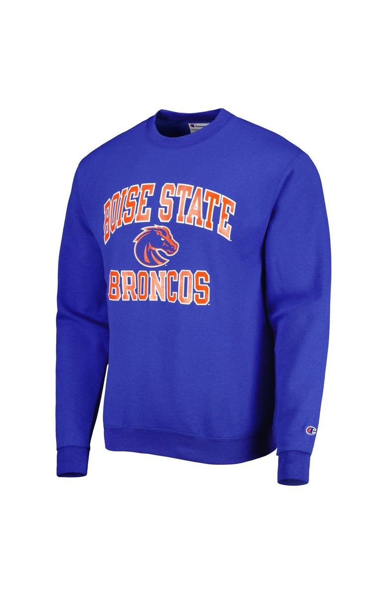 Champion Men's Champion Royal Boise State Broncos High Motor Pullover Sweatshirt, Alternate, color, 