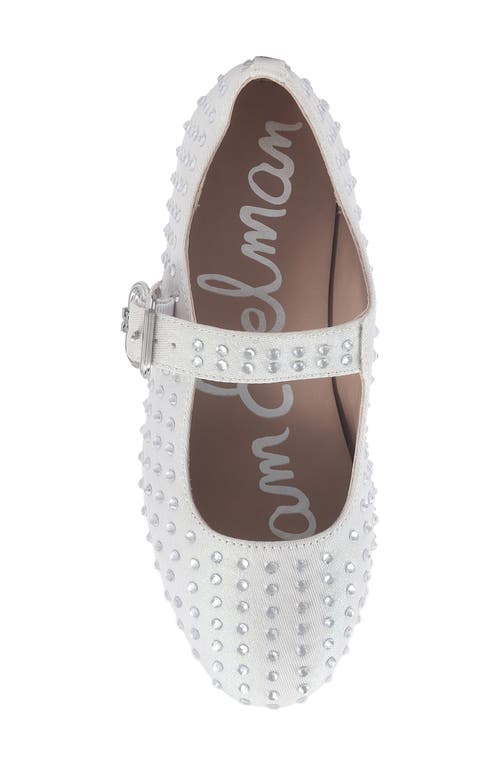Sam Edelman Little And Big Girls Maeve Michaela Mary Jane Flat In White