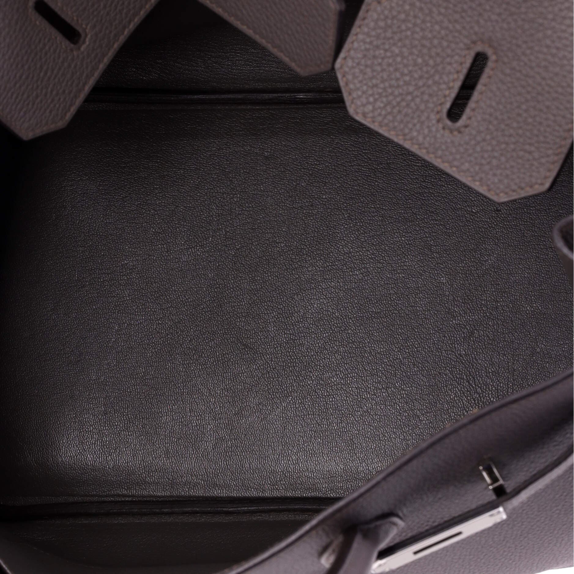 Pre-Owned Hermes Birkin Handbag Grey Togo with Palladium Hardware 35, Alternate, color, Etain