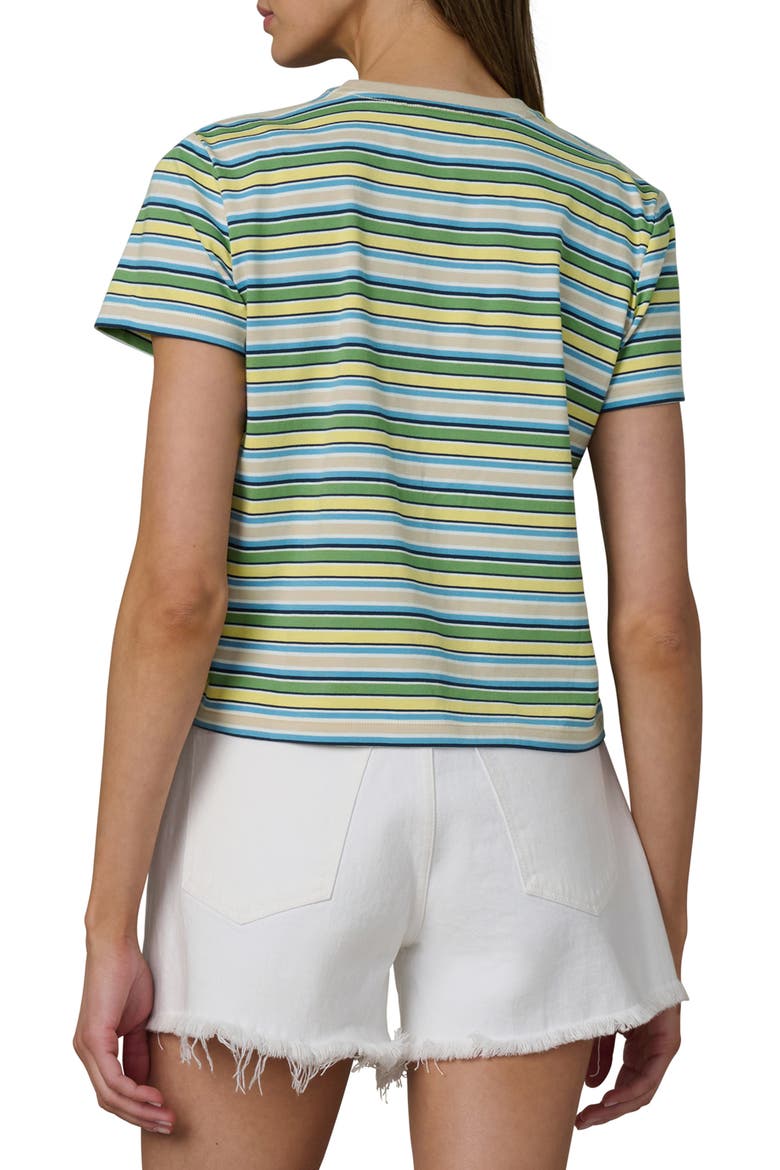 The Easy Stripe T-Shirt, Alternate, color, CITRUS MULTI STRIP