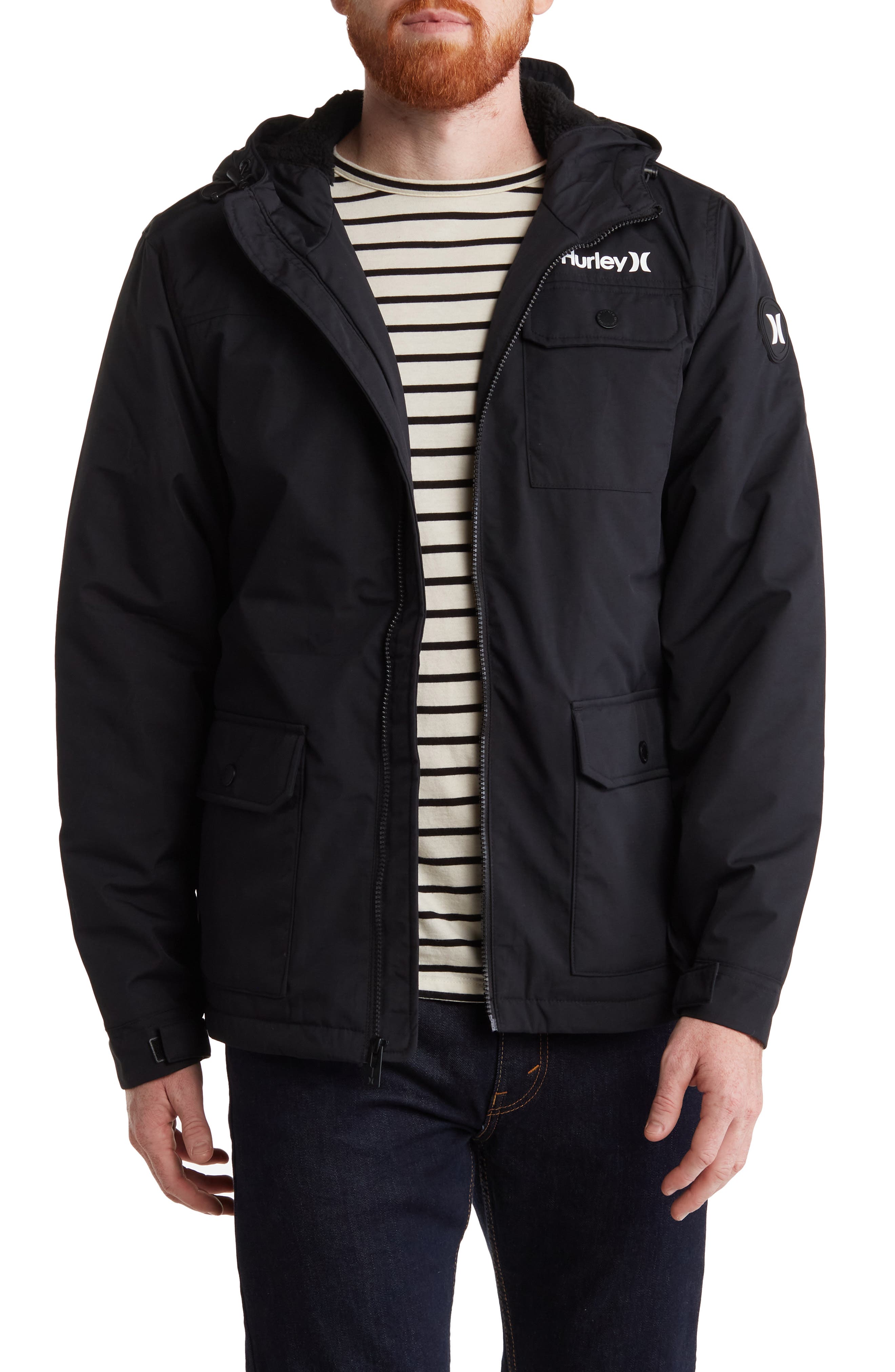 Hurley Vinson Faux Shearling Jacket