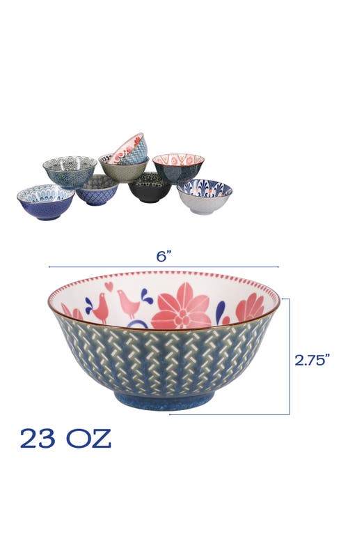Bia Cordon Bleu Set Of 8 Fashion Bowl Set In Multi