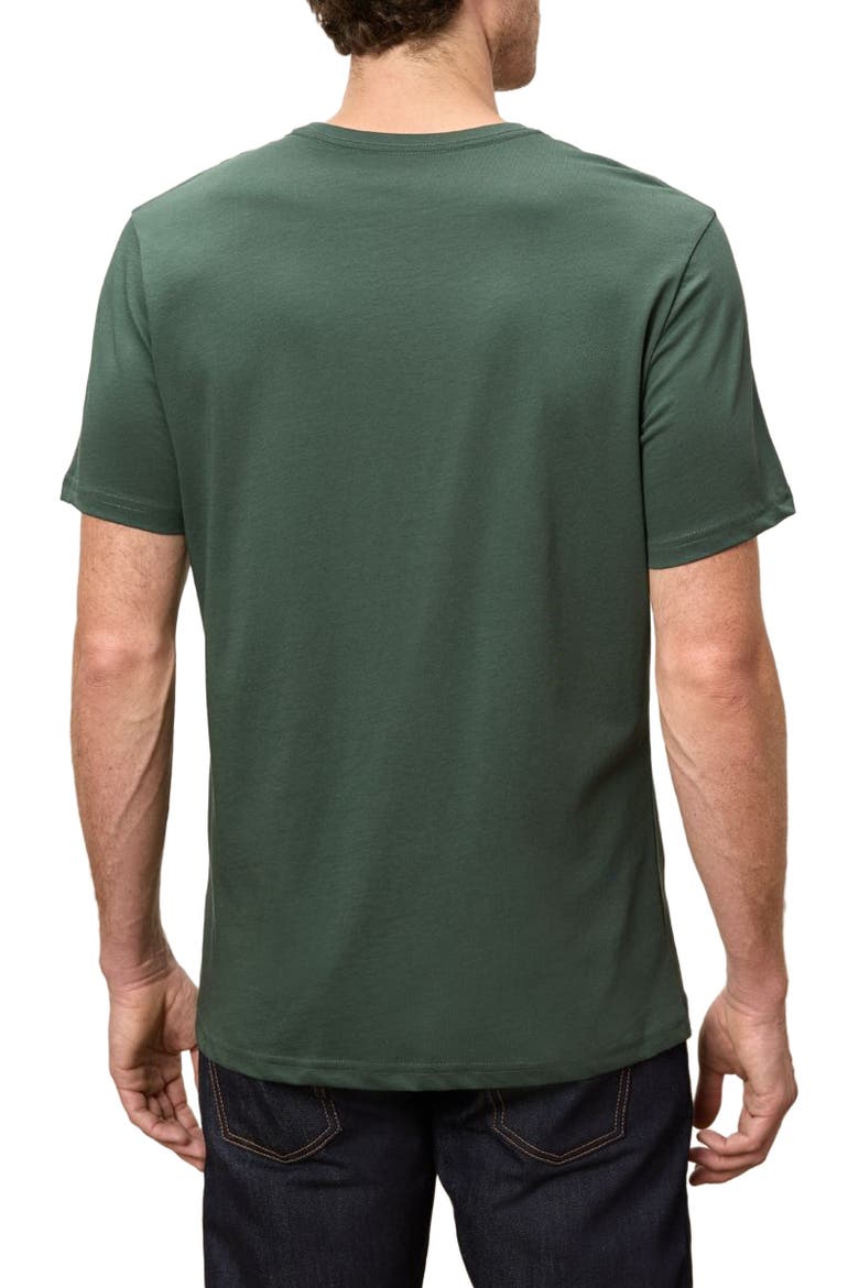 Organic Cotton Softspun Crew Neck Tee, Alternate, color, Pine Green