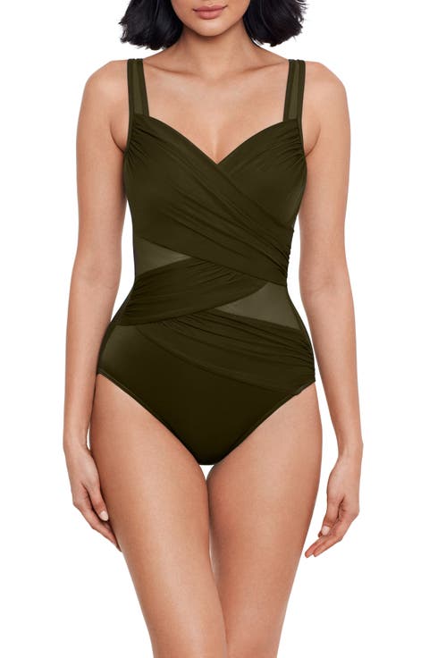 Network DD Madero Mesh Detail One-Piece Swimsuit