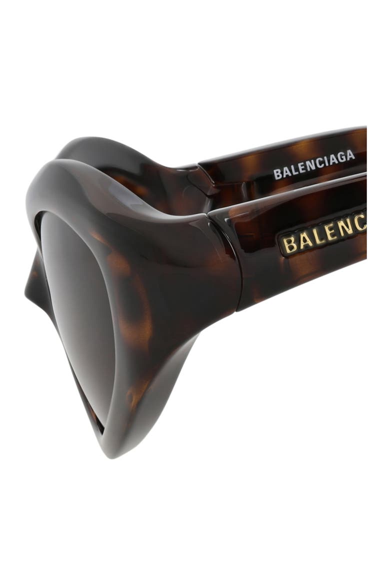 60mm Cat Eye Sunglasses, Alternate, color, HAVANA HAVANA BROWN